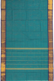 Green Handloom Chettinad Cotton Saree 10072601