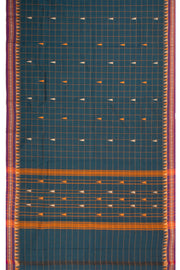 Green Handloom Chettinad Cotton Saree 10072644