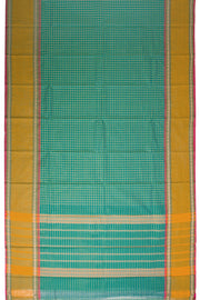 Green Handloom Chettinad Cotton Saree 10072682