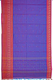 Purple Handloom Chettinad Cotton Saree 10075073