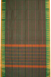 Green Handloom Chettinad Cotton Saree 10075077