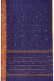 Blue Handloom Chettinad Cotton Saree 10075081