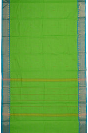Green Handloom Chettinad Cotton Saree 10075091