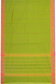 Green Handloom Chettinad Cotton Saree 10075090