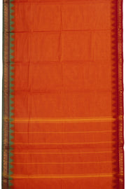 Orange Handloom Chettinad Cotton Saree 10075102