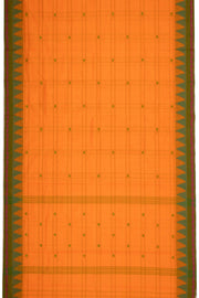 Yellow Handloom Chettinad Cotton Saree Without Blouse 10075131