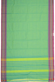Green Handloom Chettinad Cotton Saree 10075148