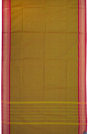 Green Handloom Chettinad Cotton Saree Without Blouse 10075173