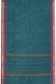 Blue Handloom Chettinad Cotton Saree 10075202