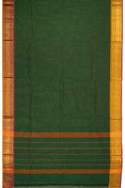 Green Handloom Chettinad Cotton Saree 10075814