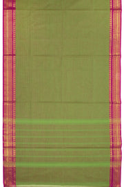 Green Handloom Chettinad Cotton Saree 10075884