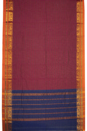 Pink Thousand Buttas Chettinad Cotton Saree 10075975
