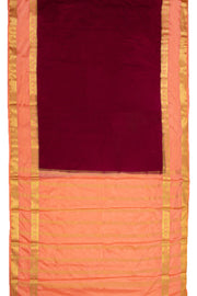 Deep Magenta Mysore Semi Crepe Silk Saree 10077213