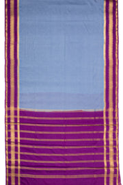 Ice Blue Mysore Semi Crepe Silk Saree 10077212