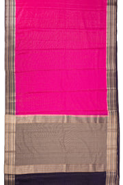 Pink Mysore Semi Crepe Silk Saree 10077215