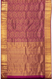 Maroon Kanjivaram Pure Silk Saree 10076161