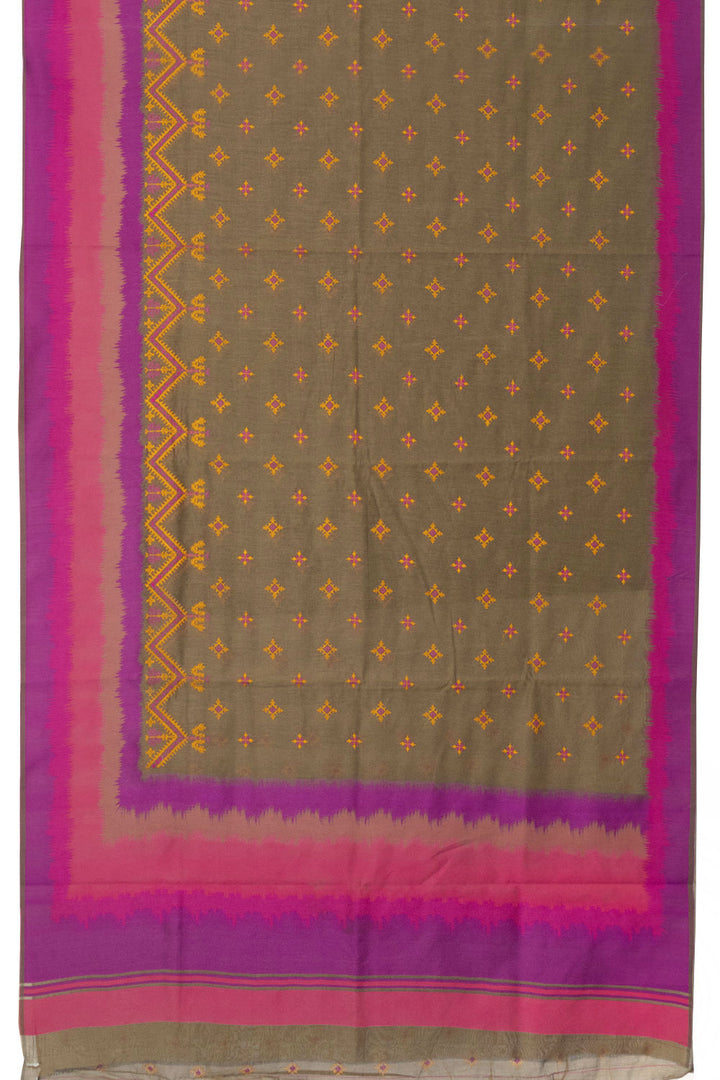 Brown Kasuti Handloom Silk Cotton 10064723