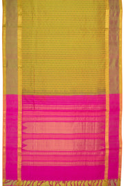 Green Handloom Kanchi Silk Cotton Saree