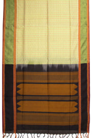 Yellow Handloom Kanchi Silk Cotton Saree 10073559