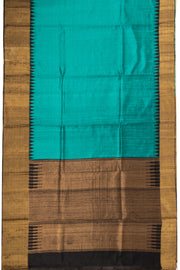 Blue Handloom Threadwork Kanjivaram Silk Saree 10074952