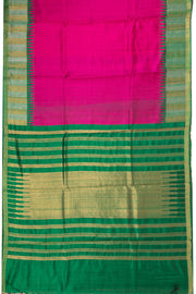 Magenta Handloom Threadwork Kanjivaram Silk Saree 10074958