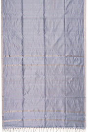 Grey Handloom Maheshwari Saree 10073726