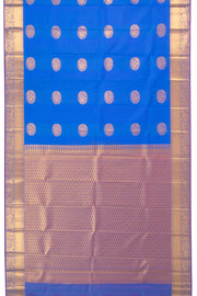 Blue Kanjivaram Vegan Silk Saree 10073896