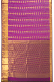 Purple Kanjivaram Vegan Silk Saree 10073895
