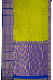 Green Lightweight Fancy Kanjivaram Silk Saree with Contrast Pallu 10074845