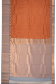 Brown Lightweight Fancy Kanjivaram Silk Saree with Contrast Pallu 10074849