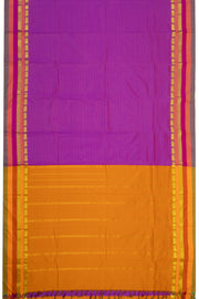 Ocean Purple Kanjivaram Vegan Silk Saree 10075544