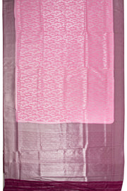 Carnation Kanjivaram Tissue Vegan Silk Saree 10075570