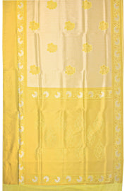 Gold  Kanjivaram Tissue Vegan Silk Saree 10075572