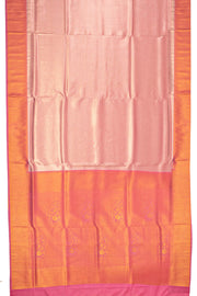  Pastel Cherry  Kanjivaram Tissue Vegan Silk Saree 10075573