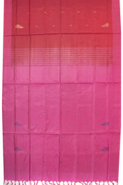 Pink Kanjivaram Vegan Silk Saree 10075923