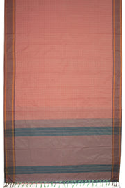 Pink Art Silk Kanjivaram Saree With Checks Design 10076306