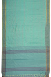 Green Art Silk Kanjivaram Saree With Checks Design 10076308