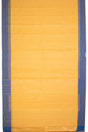 Yellow Art Silk Kanjivaram Saree With Checks Design 10076314