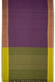 Purple Art Silk Kanjivaram Saree With Checks Design 10076334