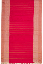 Pink Art Silk Kanjivaram Saree With Stripes Design 10076345