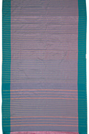 Lavender Art Silk Kanjivaram Saree With Stripes Design 10076350