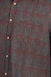 Brown Bagh Printed Full Sleeve Men's Cotton Shirt 10076877