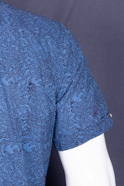 Blue Bagh Printed Half Sleeve Men's Cotton Shirt 10075451