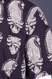 Black Bagh Printed Half Sleeve Men's Cotton Shirt 10075456