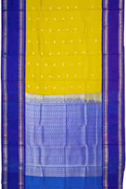 Yellow Gadwal Silk Saree 10075409