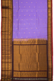 Purple Gadwal Kuttu Silk Saree 10075411