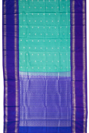 Green Gadwal Silk Saree 10075419