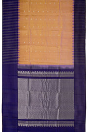 Brown Gadwal Kuttu Silk Saree 10075420