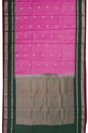 Pink Gadwal Kuttu Silk Saree 10075430
