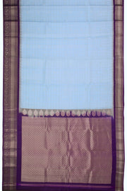 Blue Gadwal Kuttu Silk Saree 10075440